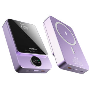 Power Bank MagSafe Moxom MX-PB111 LED PD20W 10000mAh ljubicasti