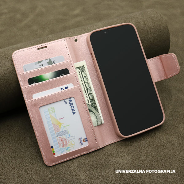 Futrola BI FOLD HANMAN II za Honor Magic 5 lite svetlo roze - Image 2