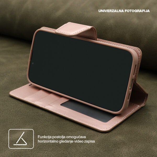 Futrola BI FOLD HANMAN II za Honor Magic 5 lite svetlo roze - Image 5