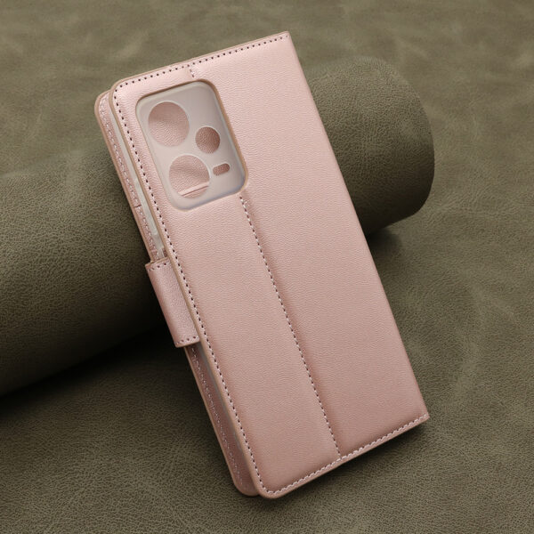 Futrola BI FOLD HANMAN II za Xiaomi Redmi Note 12 Pro Plus svetlo roze - Image 3