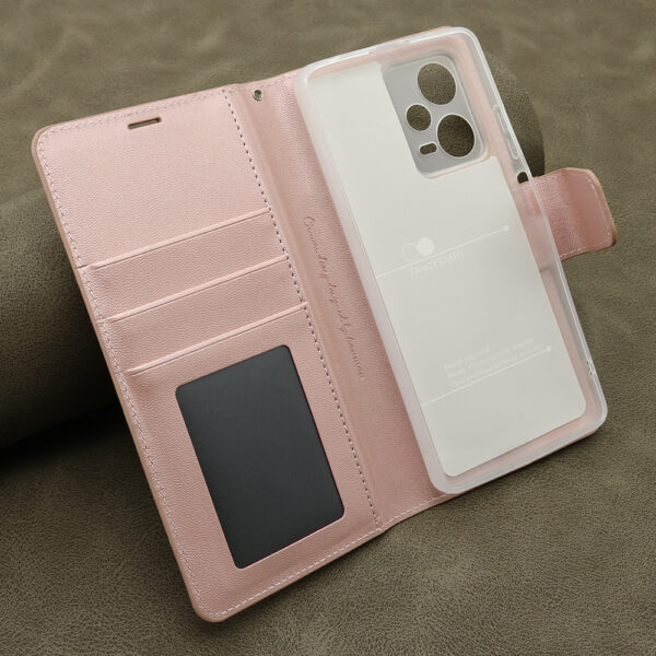 Futrola BI FOLD HANMAN II za Xiaomi Redmi Note 12 Pro Plus svetlo roze - Image 4