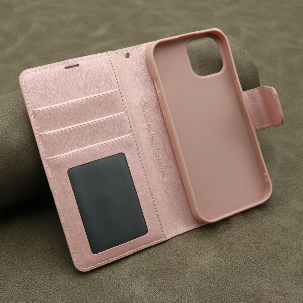 Futrola BI FOLD HANMAN II za iPhone 15 (6.1) svetlo roze - Image 4