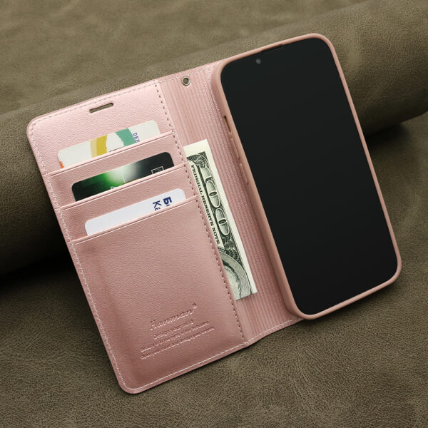 Futrola BI FOLD HANMAN za iPhone 15 Plus (6.7) svetlo roze - Image 2