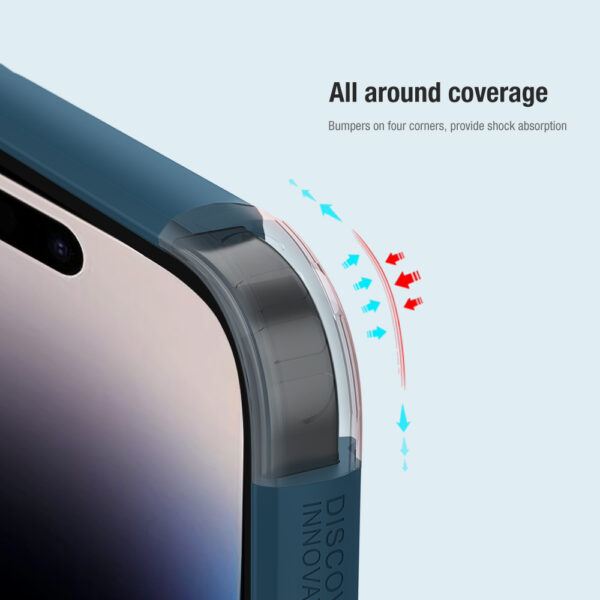 Futrola Nillkin Super Frost Pro za iPhone 15 Pro Max (6.7) crna (logo cut) - Image 5