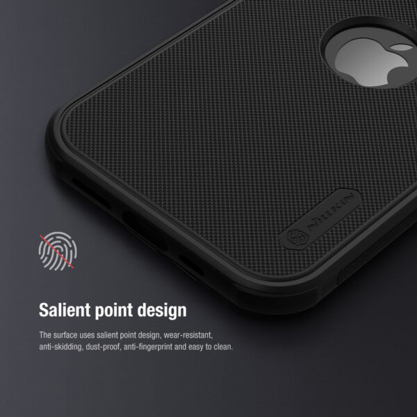 Futrola Nillkin Super Frost Pro za iPhone 15 Pro Max (6.7) crna (logo cut) - Image 7