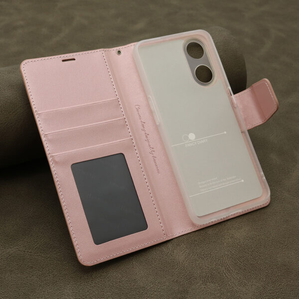 Futrola BI FOLD HANMAN II za OPPO A78 svetlo roze - Image 4