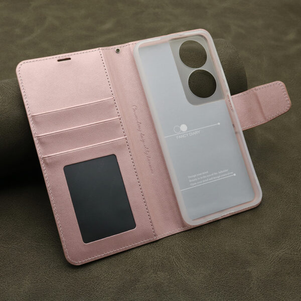 Futrola BI FOLD HANMAN II za Honor X7b svetlo roze - Image 4