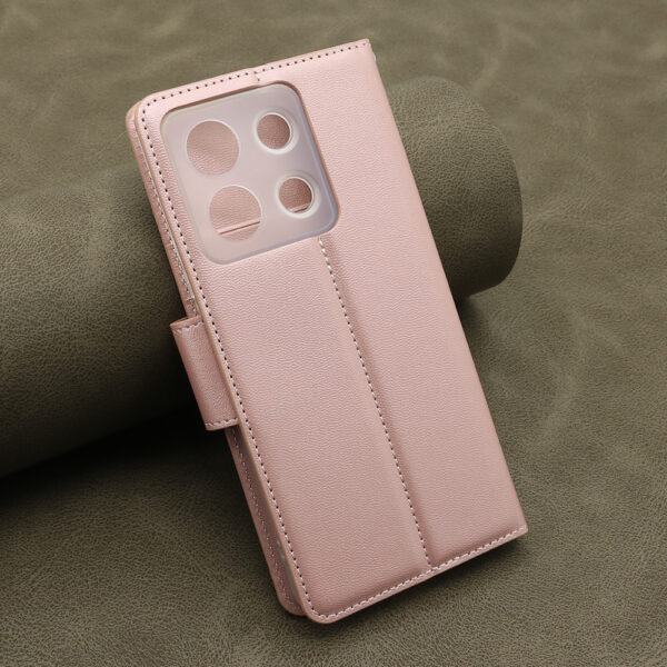 Futrola BI FOLD HANMAN II za Xiaomi Redmi Note 13 5G svetlo roze - Image 3