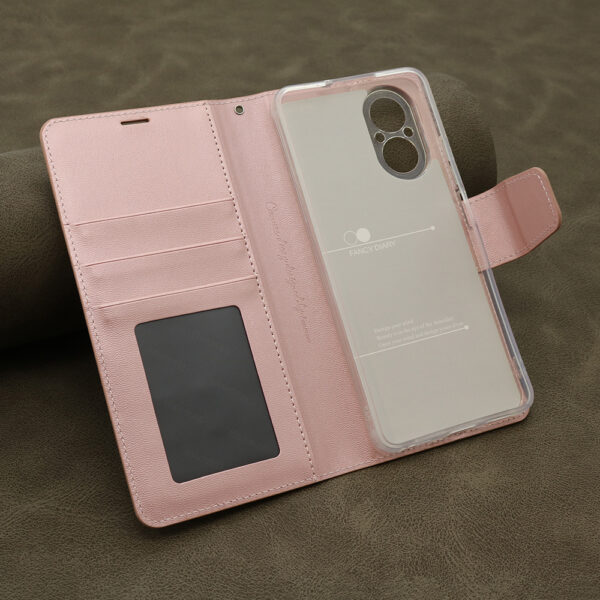 Futrola BI FOLD HANMAN II za Realme C67 svetlo roze - Image 4