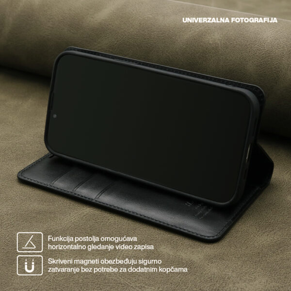 Futrola BI FOLD HANMAN II za Huawei Nova 12S crna - Image 5