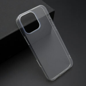 Futrola ULTRA TANKI PROTECT silikon za iPhone 16 Pro Max (6.9) providna (bela)