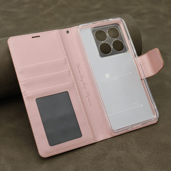Futrola BI FOLD HANMAN II za Xiaomi 14T Pro svetlo roze - Image 4