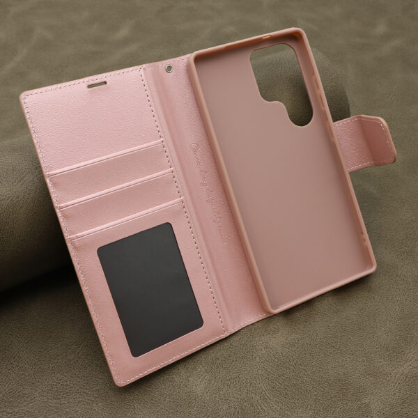 Futrola BI FOLD HANMAN II za Samsung S938B Galaxy S25 Ultra 5G svetlo roze - Image 4