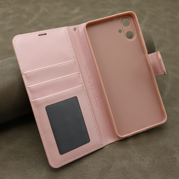 Futrola BI FOLD HANMAN II za Samsung A065F Galaxy A06 svetlo roze - Image 4