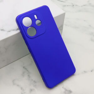 Futrola Soft Silicone za Xiaomi Redmi Note 14 4G plava