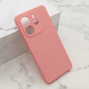 Futrola Soft Silicone za Xiaomi Redmi Note 14 4G roze
