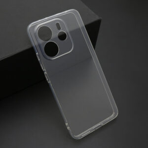 Futrola ULTRA TANKI PROTECT silikon za Xiaomi Redmi Note 14 4G (Global) providna (bela)