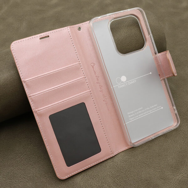 Futrola BI FOLD HANMAN II za Xiaomi Redmi Note 14 4G (Global) svetlo roze - Image 4