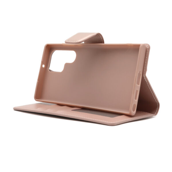 Futrola BI FOLD HANMAN II za Samsung S908B Galaxy S22 Ultra 5G svetlo roze - Image 2