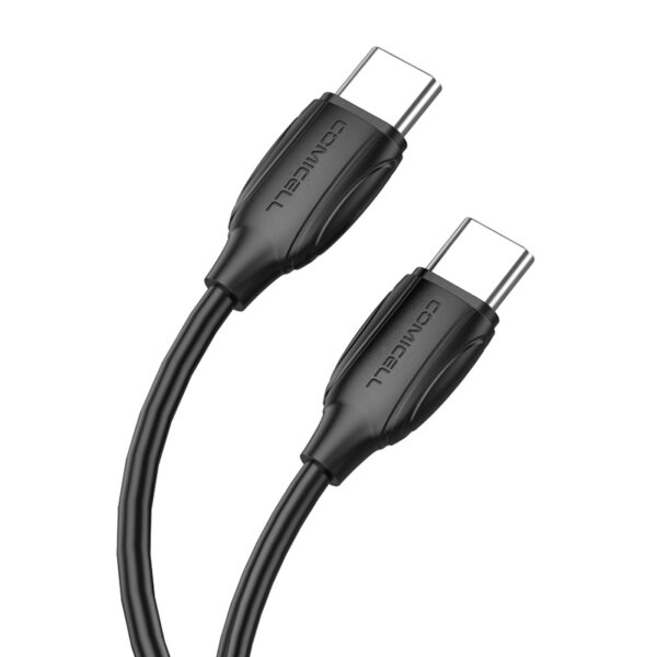 USB data kabal Comicell Superior CO-BX19 Fast 60W 3A Type C na Type C 1m crni - Image 2