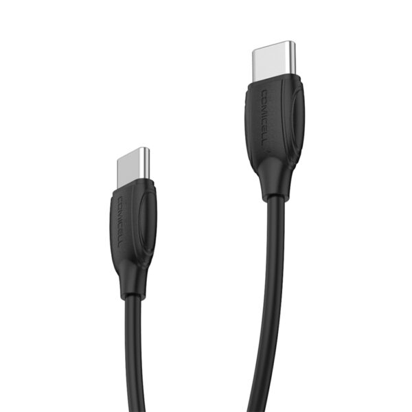 USB data kabal Comicell Superior CO-BX19 Fast 60W 3A Type C na Type C 1m crni - Image 3
