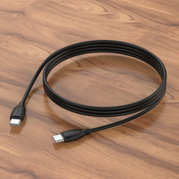 USB data kabal Comicell Superior CO-BX19 Fast 60W 3A Type C na Type C 1m crni - Image 4