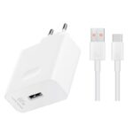 HONOR KUĆNI PUNJAČ SUPER CHARGE 66W BELI + KABL TYPE A NA TYPE C