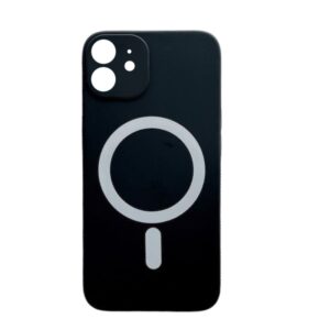 SILIKONSKA FUTROLA MAGSAFE COLOR IPHONE 11 CRNA