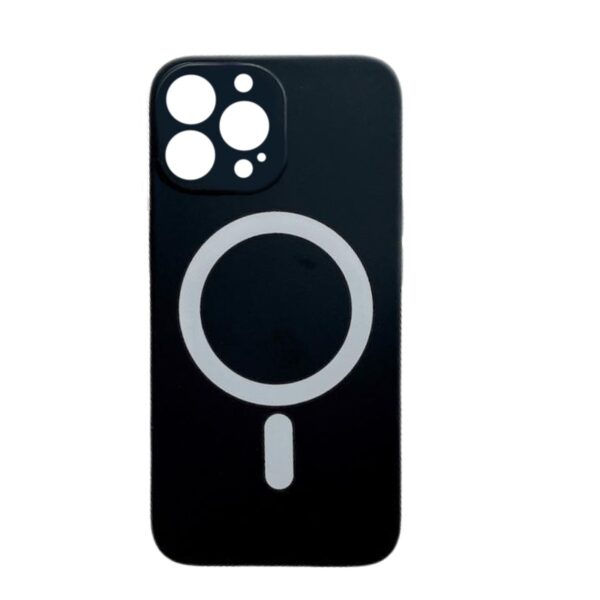 SILIKONSKA FUTROLA MAGSAFE COLOR IPHONE 14 PRO CRNA