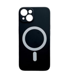 SILIKONSKA FUTROLA MAGSAFE COLOR IPHONE 15 CRNA