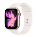 APPLE WATCH S11 GPS 46MM ROSE GOLD ALUMINIUM CASE WITH LIGHT BLUSH SPORT BAND - S/M MEV64RK/A